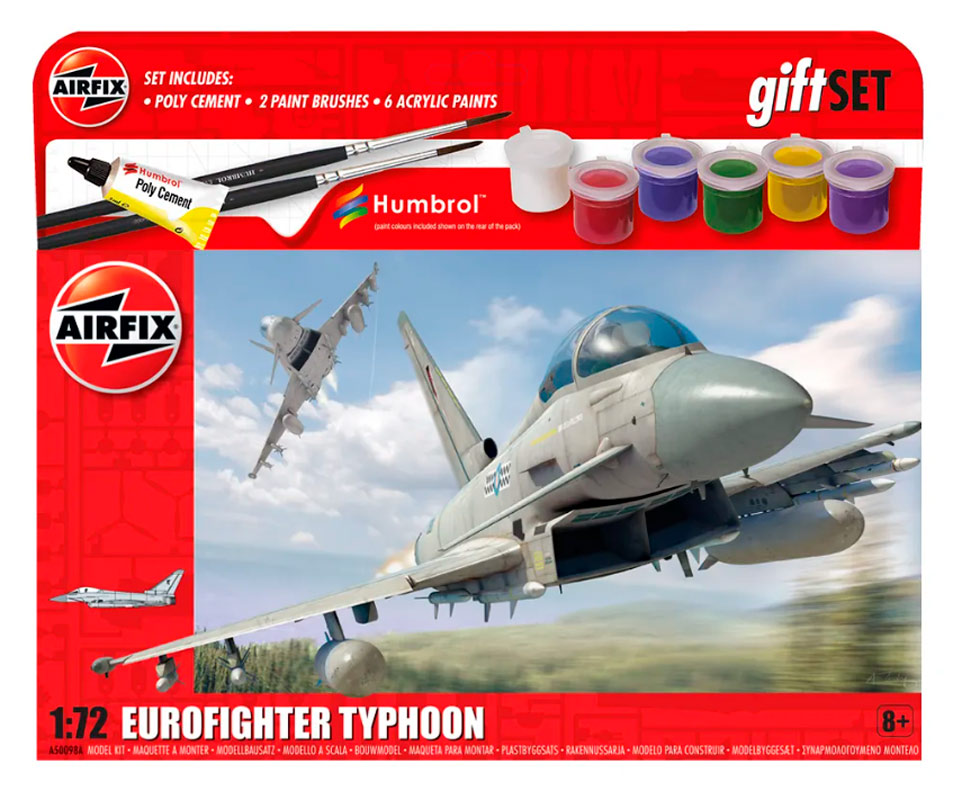 Airfix Eurofighter Typhoon 1:72 komplet sæt