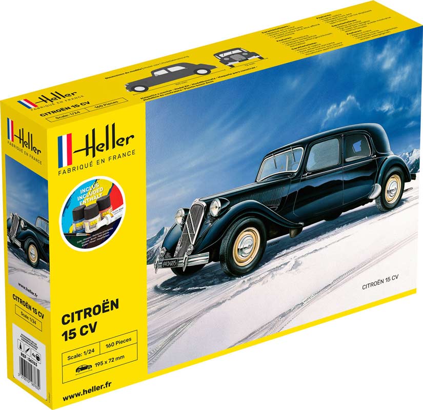Heller Citroën 15 CV 1938 - komplet sæt