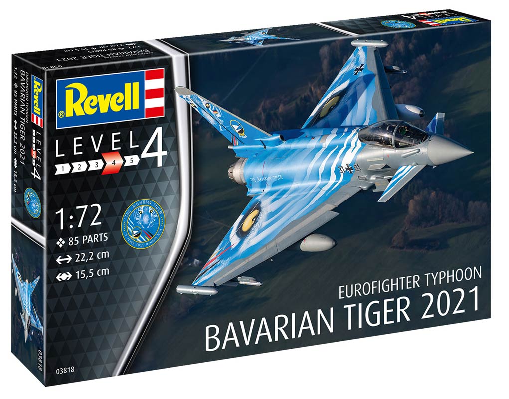 Revell Eurofighter "The Bavarian Tiger 2021" modelfly