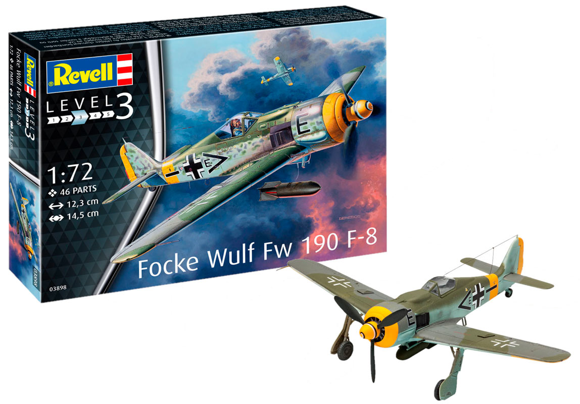 Revell Focke Wulf Fw190 F-8 modelfly