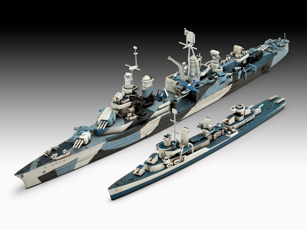 Revell Gift Set Pacific Warriors: 1:700 modelskib