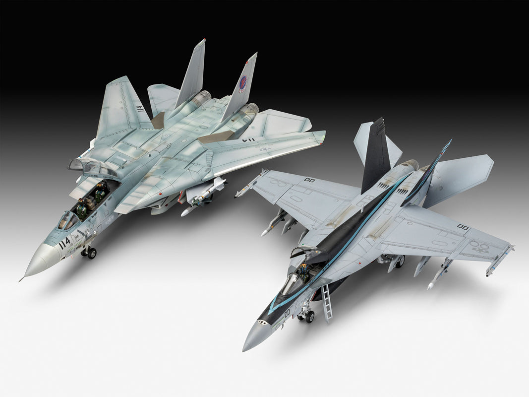 Revell 1:72 Gift Set Top Gun 2 Movie Set modelfly - 1:72 - Med lim og maling