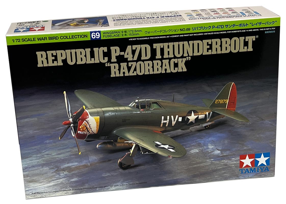 Tamiya Republic P-47D Thunderbolt "Razorback" modelfly