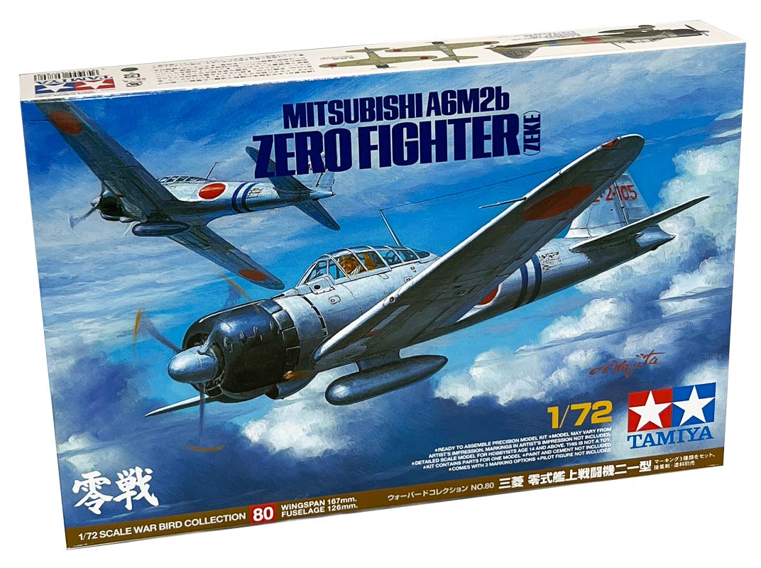 Tamiya Mitsubishi A6M2b zero fighter "ZEKE" modellfly