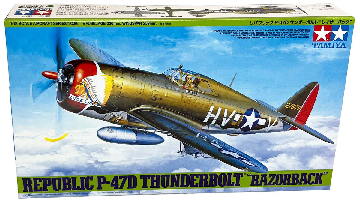 Tamiya Republic P-47D Thunderbolt "Razorback" modelfly