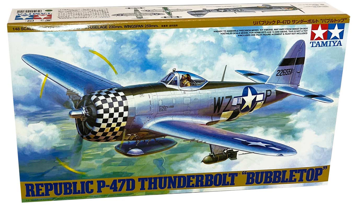 Tamiya Republic P-47D Thunderbolt "Bubbletop" modelfly