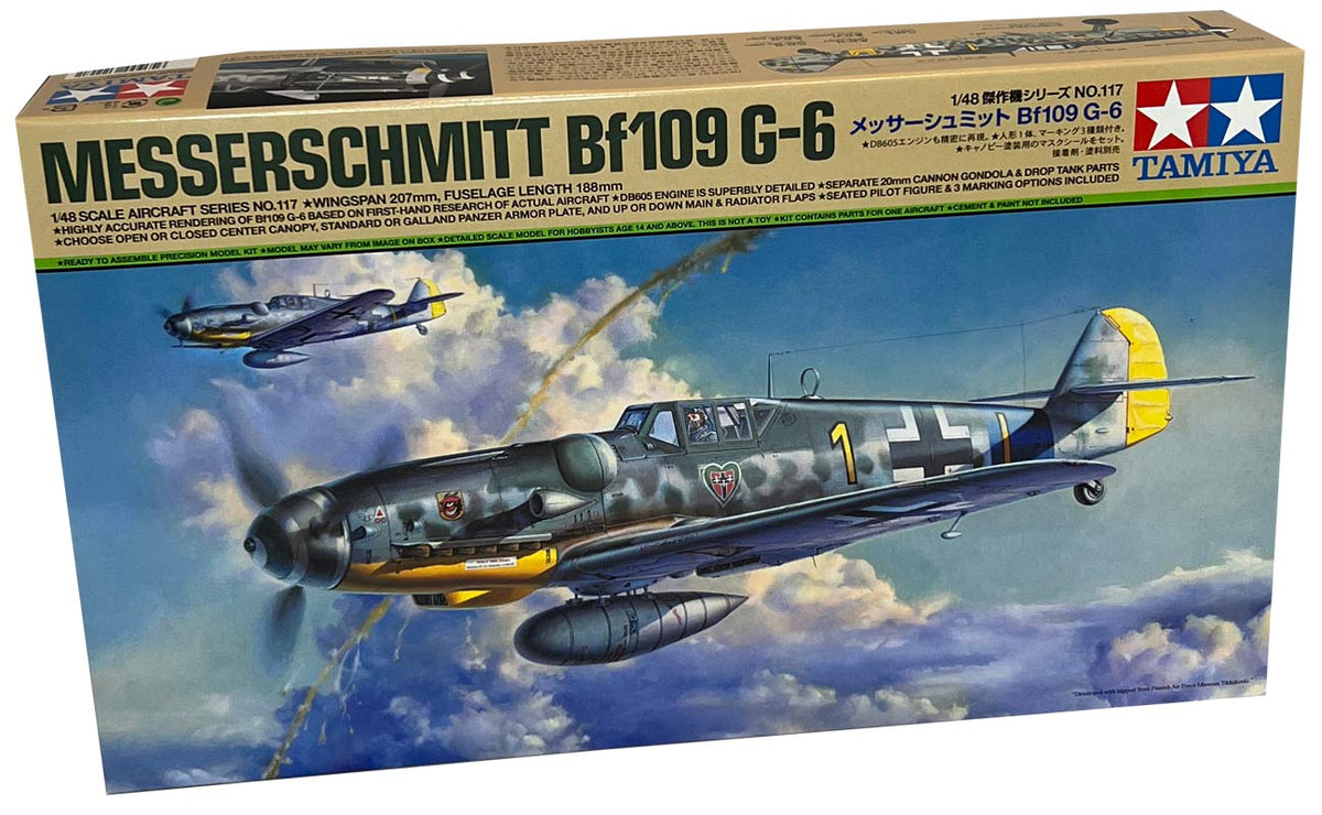Tamiya Messerschmitt Bf 109 G-6 modelfly