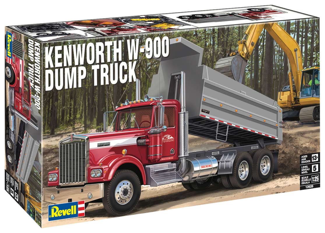 Revell Kenworth W-900 Dump truck modellastbil