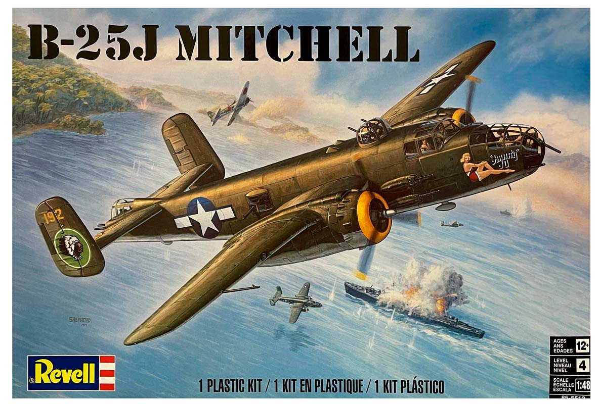 Revell B-25J Mitchell modelfly