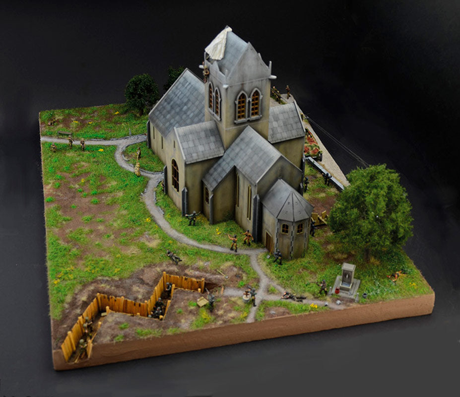 Italeri 1:72 Battle of Normandy Sainte-Mère-Eglise 6 June 1944 - Kampscene