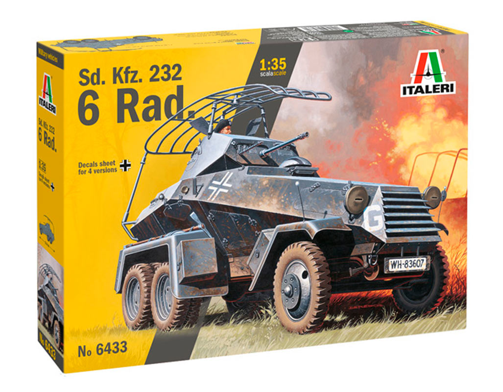 Italeri 1:35 Sd. Kfz. 232 6 Rad.- Modelbil