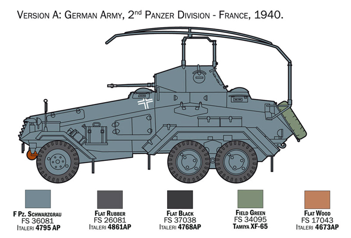 Italeri 1:35 Sd. Kfz. 232 6 Rad.- Modelbil
