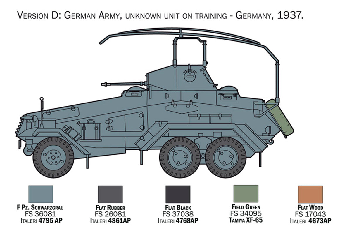 Italeri 1:35 Sd. Kfz. 232 6 Rad.- Modelbil