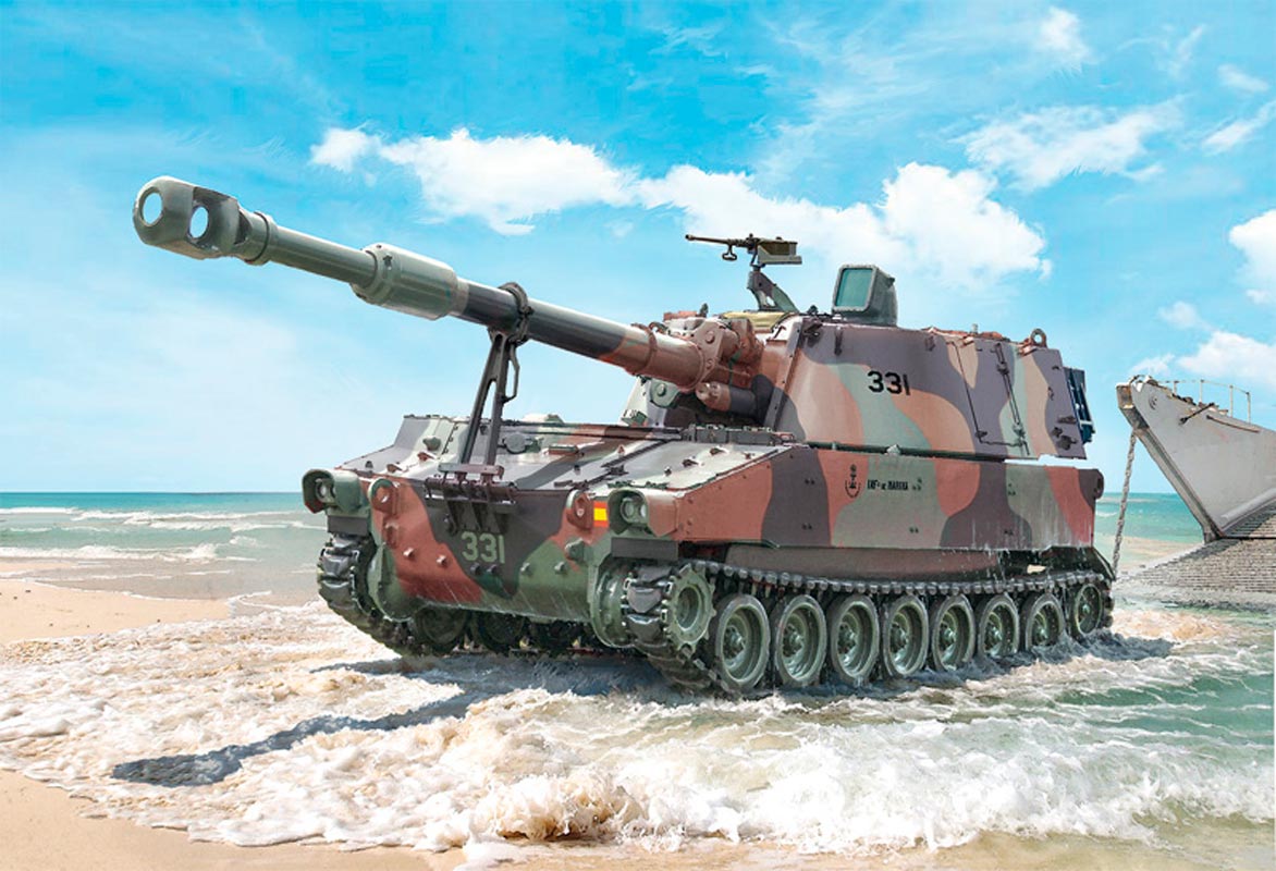Italeri 1:35 M109 A2/A3/G - Modelkampvogn