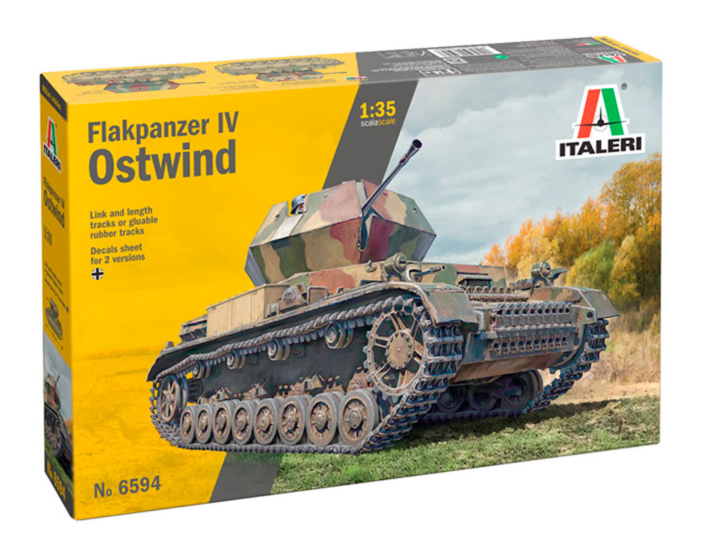 Italeri 1:35 Flakpanzer IV Ostwind - Modelkampvogn