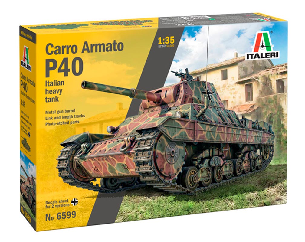 Italeri 1:35 Carro Armato P40 - Modelkampvogn