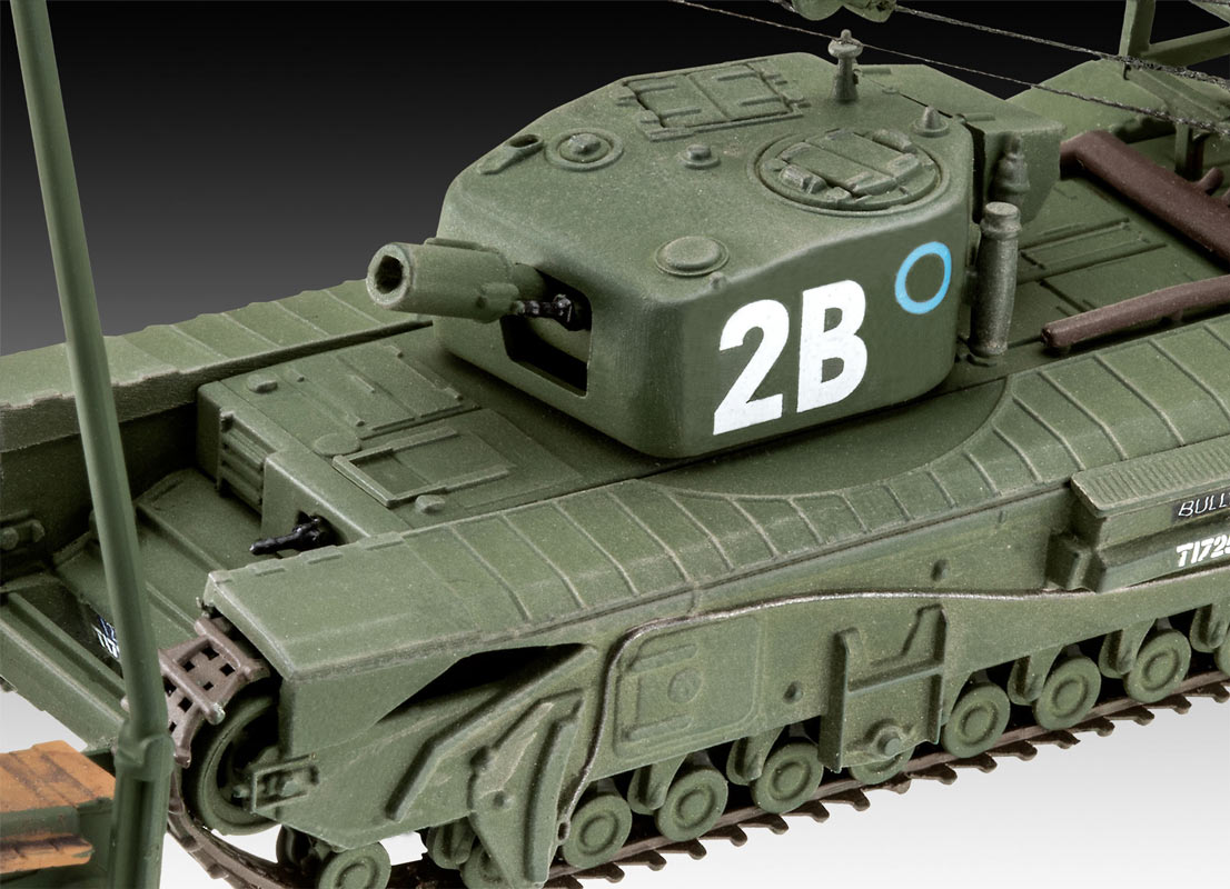 Revell Churchill A.V.R.E. - 1:76 modelkampvogn