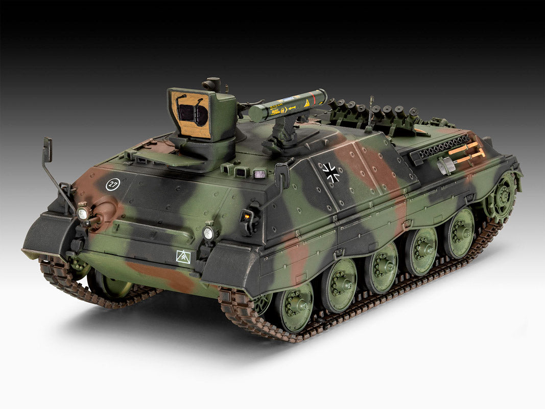Revell Raketenjagdpanzer Jaguar 1: 1:35 modelkampvogn med lim og maling