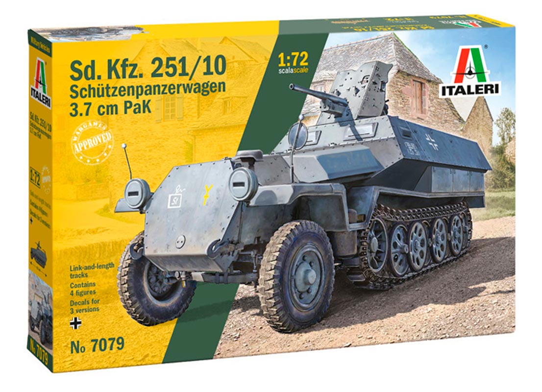 Italeri 1:72 Sd.Kfz. 251/10 - Modelkampvogn