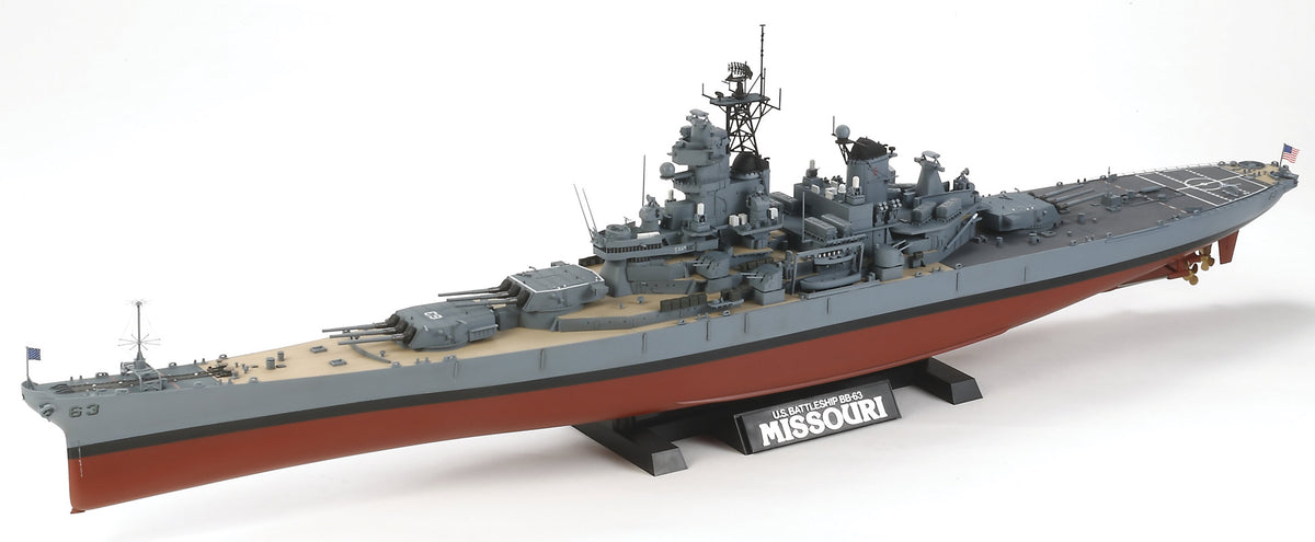 Tamiya WWII U.S Battleship BB-63 "Missori" - modelskib