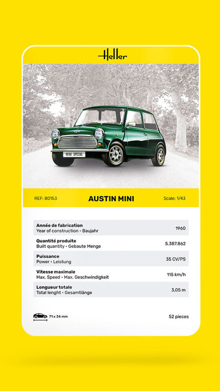 Heller Mini - Modelbil 1:43