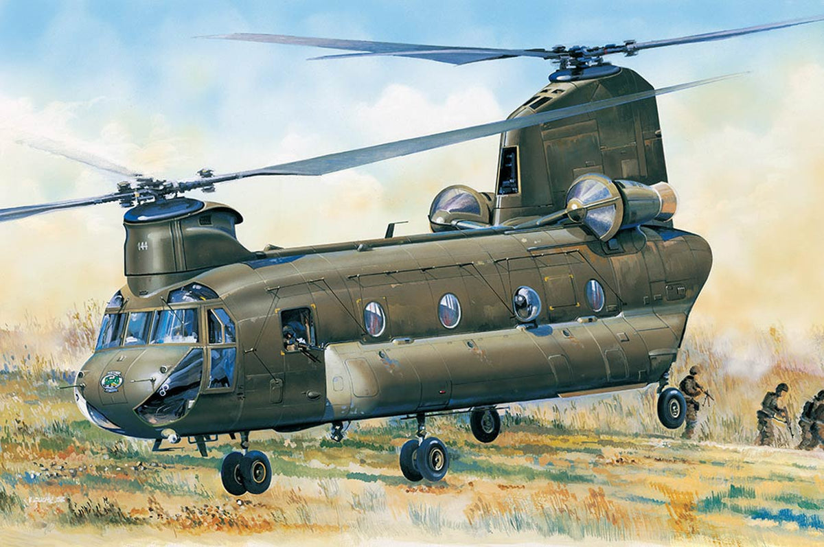 Hobby Boss CH-47D CHINOOK 1:48 modelhelikopter