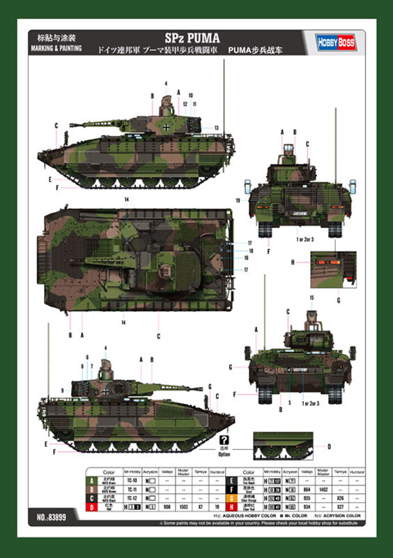 Hobby Boss SPz PUMA 1:35 modelkampvogn