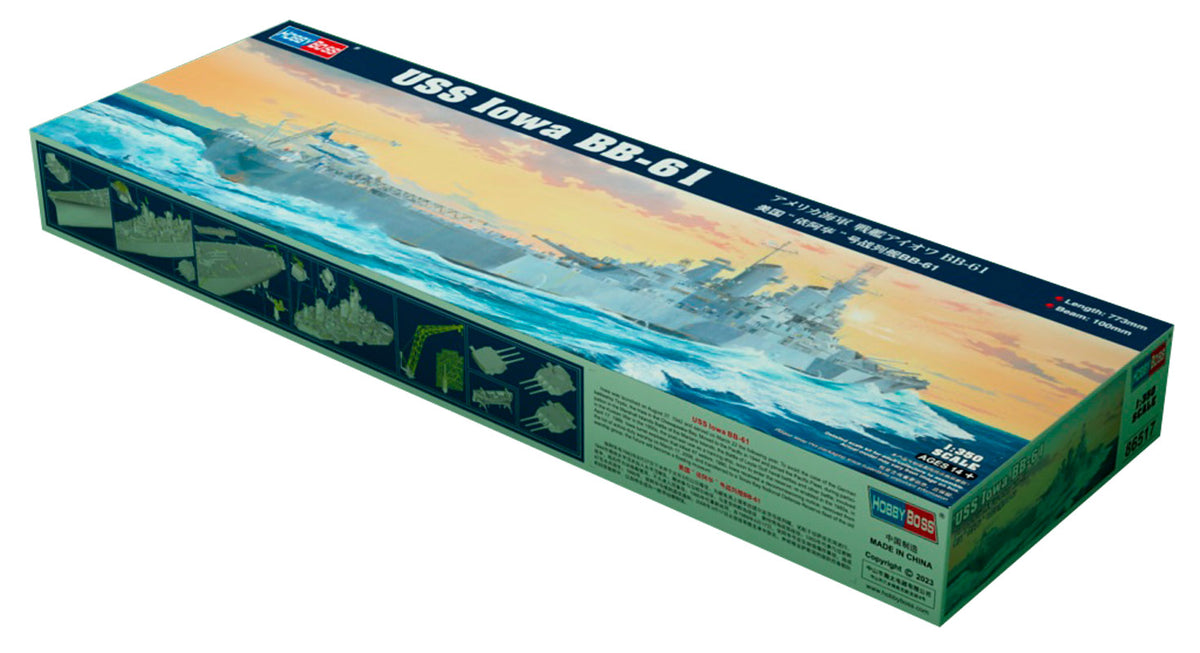 Hobby Boss USS Iowa BB-61 1:350 - Modelskib