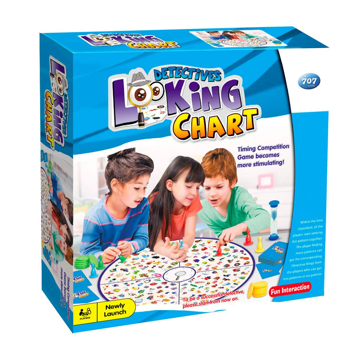 Detectives Looking Chart Brætspil til Børn og Voksne