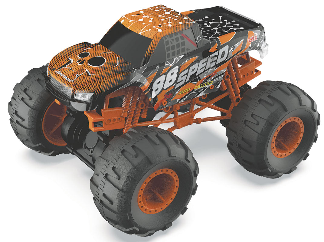 Tec-Toy fjernstyret Speed Monster bil (15 km/t) - 1:12
