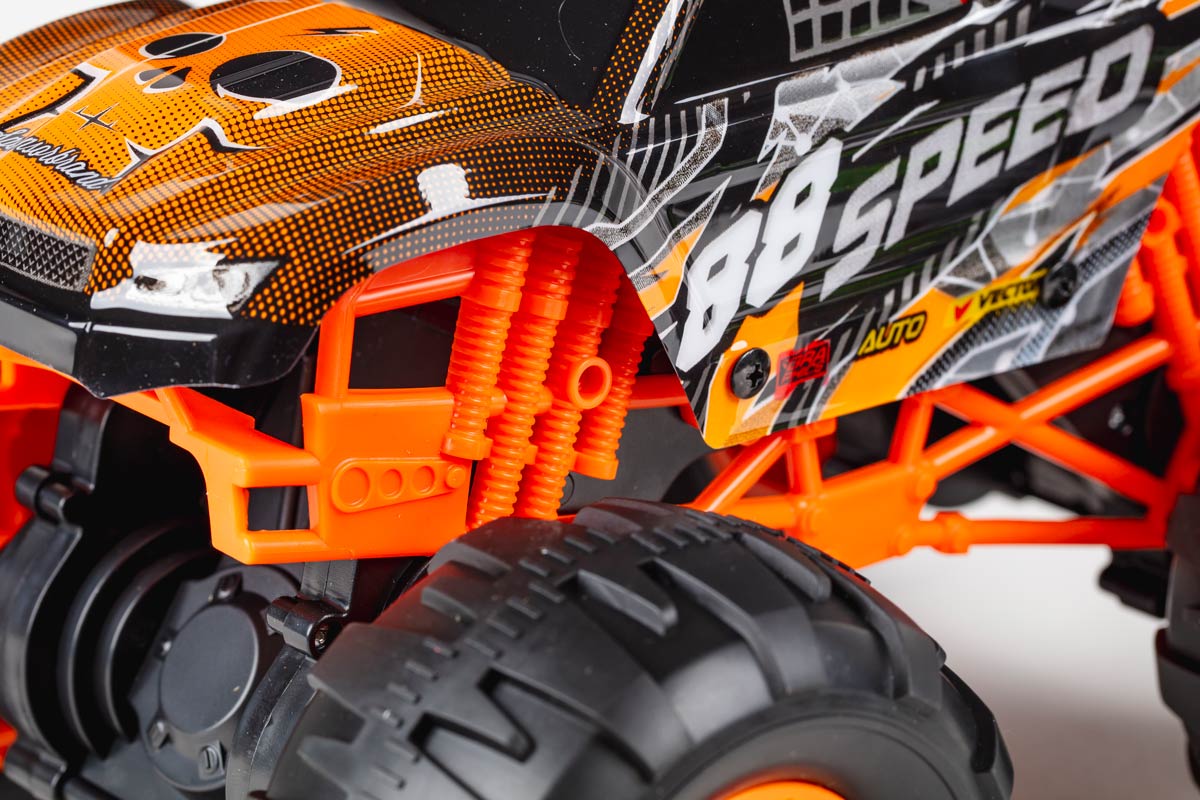 Tec-Toy fjernstyret Speed Monster bil (15 km/t) - 1:12