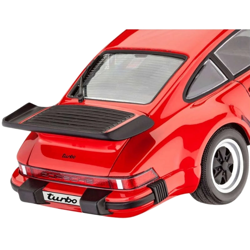 Revell Gift Set Porsche 911 Turbo 50th Anniversary - 1:24 Modelbil med lim og grundmaling