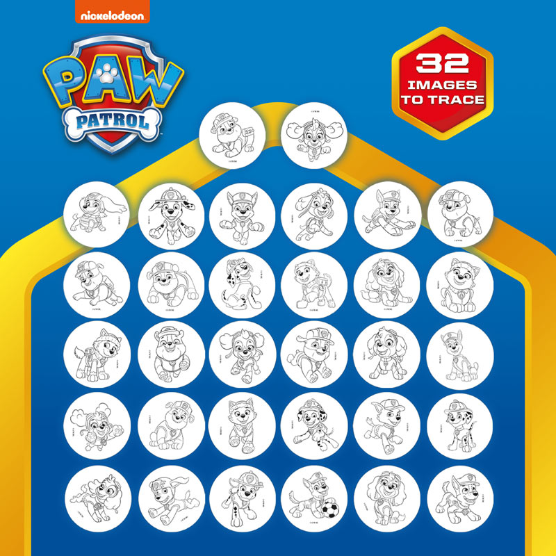 Paw Patrol projektor sæt