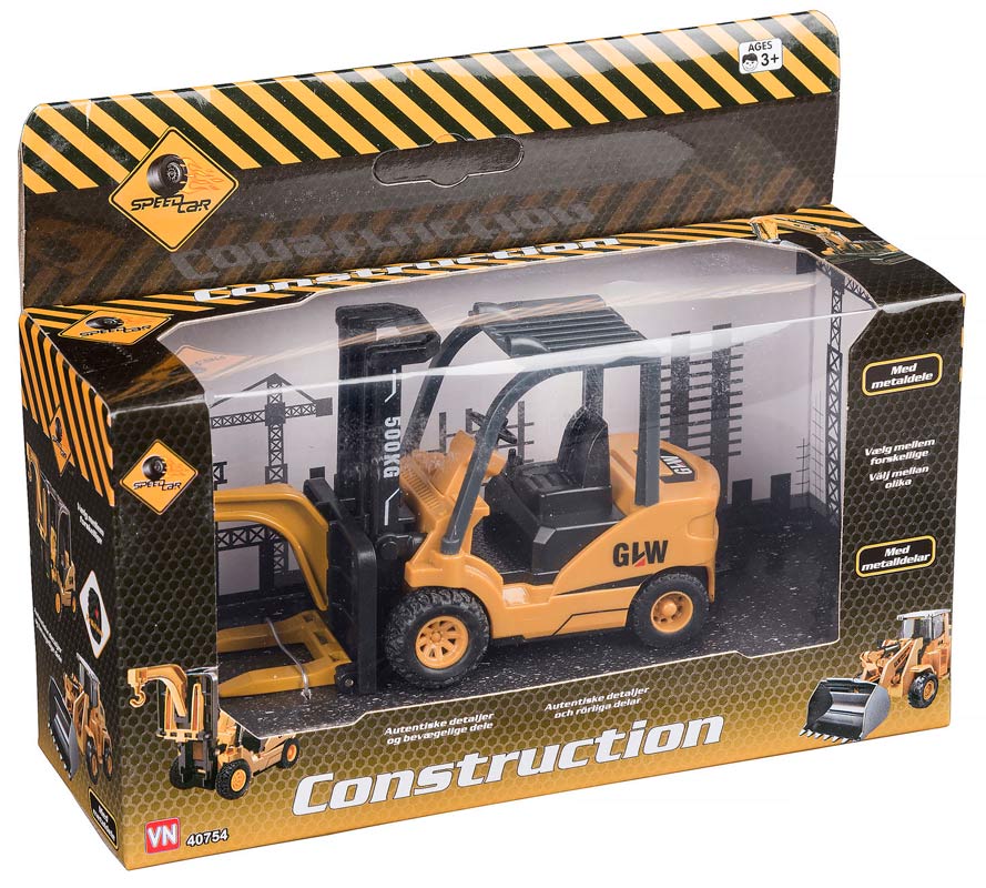Construction gaffeltruck