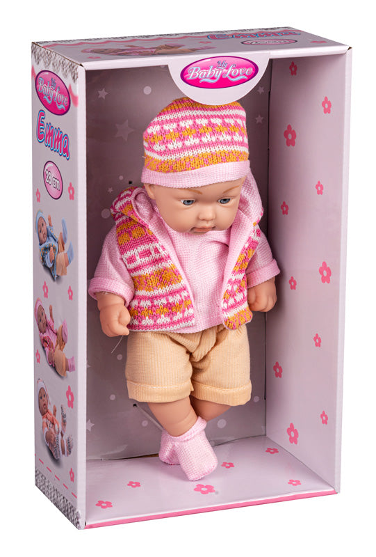 My Baby Love dukke - Emma med pink dukketøj