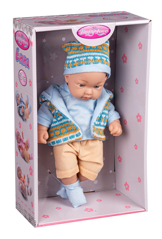 My Baby Love dukke - Emma i blåt dukketøj