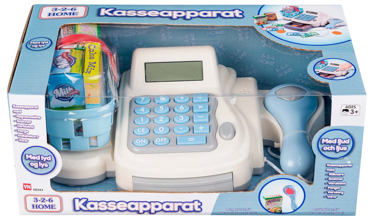 3-2-6 Kasseapparat med tilbehør