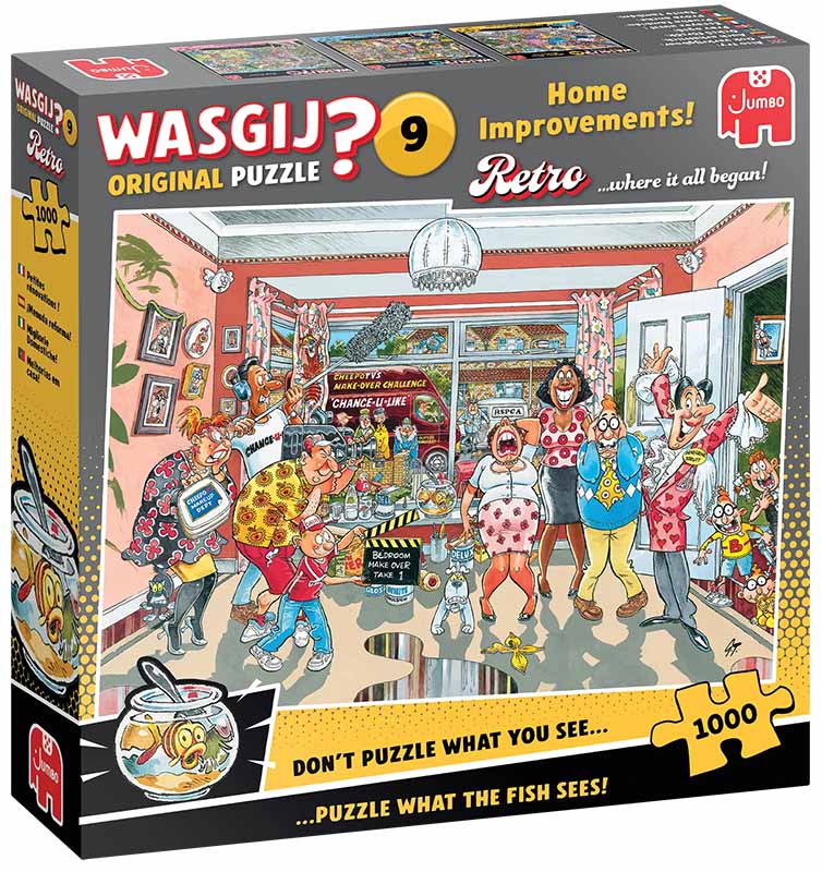 Wasgij original retro 9 home improvements - 1000 brikker