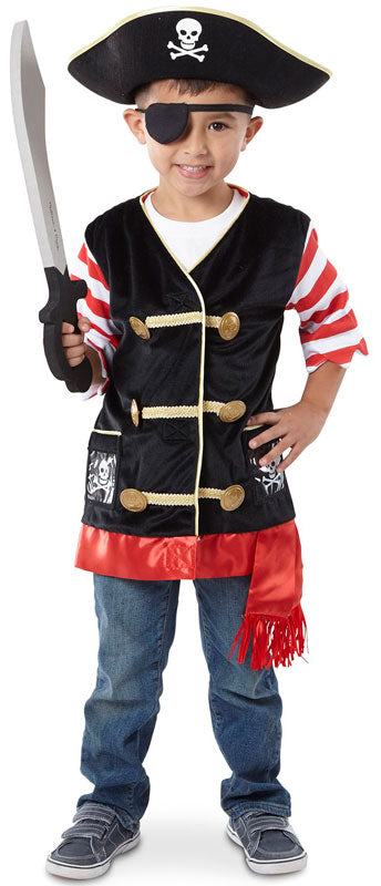 Pirat kostume komplet