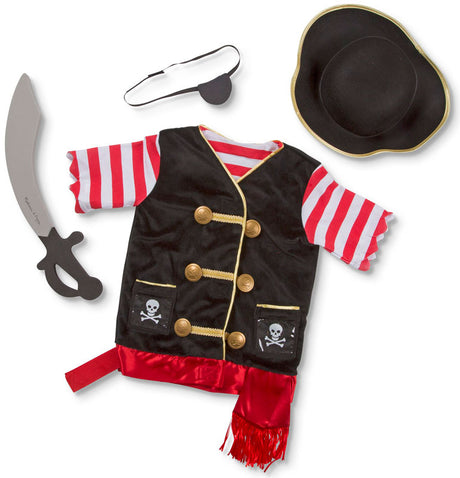 Pirat kostume komplet