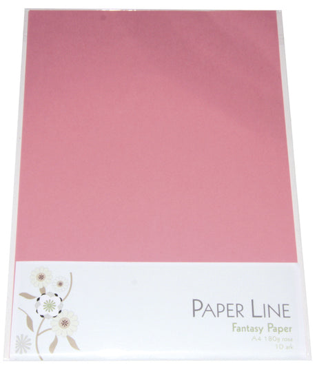 Fantasy A4 karton 10 stk 180g - Rosa
