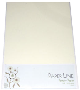 Fantasy A4 karton 10 stk 180 g - Creme farve