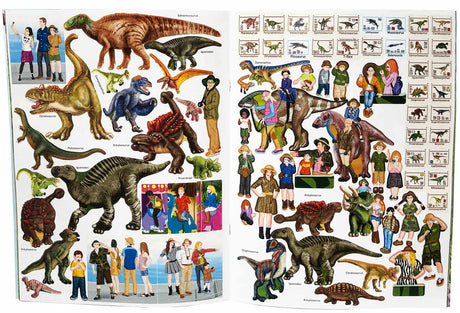 Create your Dino ZOO Stickersæt - 174 stickers