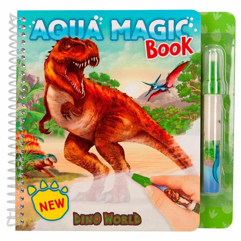 Dino World malebog med vand