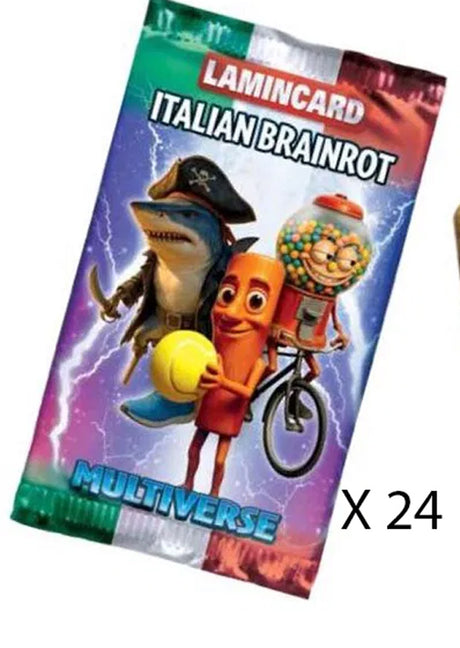 Brainrot boosterpakke - 24 pakker med 5 stk. - wave 2
