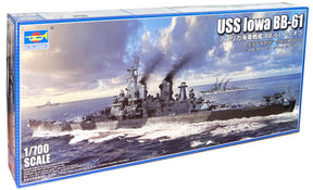 Trumpeter USS Iowa BB-61 krigsskib - 1:700