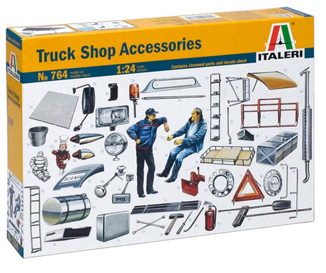Italeri Lastbil tilbehør sæt - Truck stop accessories 1:24