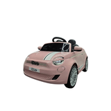 Fiat 500 Elbil til Børn 12V – Pink