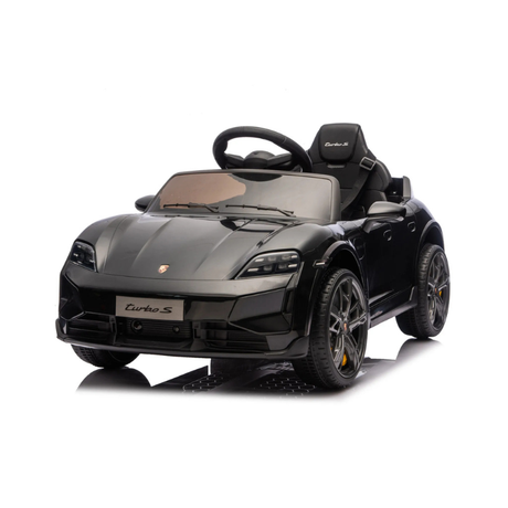 Porsche Taycan Elbil til Børn 12V – Sort