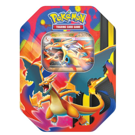 Pokemon TCG: Mega Charizard Y ex - Mega Charizard Collector's Tin Box